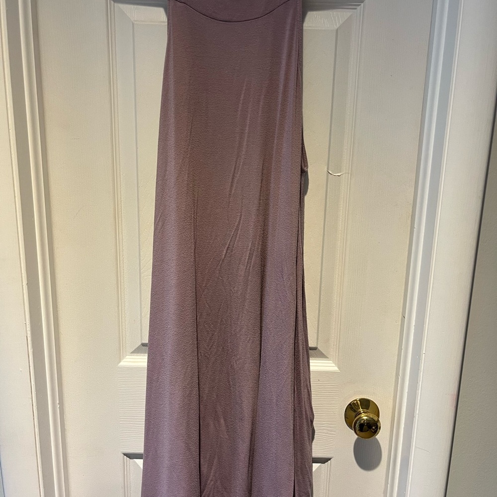 Light Purple Summer/Spring Sleeveless Dress